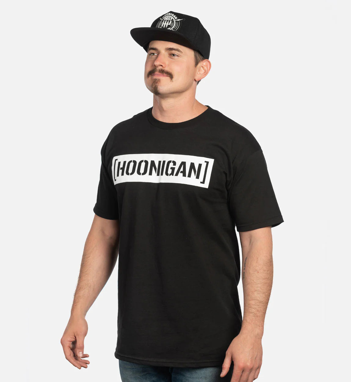 TT-SHIRT HOONIGAN CENSOR BAR - Czarno-biały