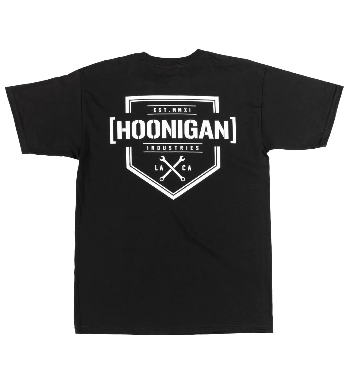 T-SHIRT HOONIGAN BRACKET X LOGO - CZARNY