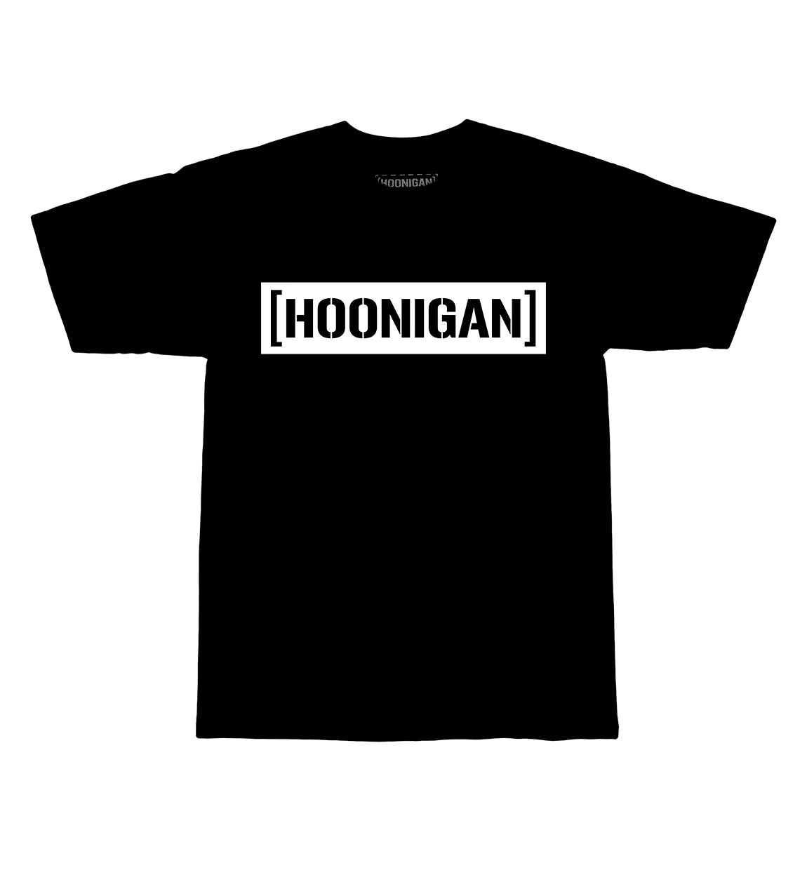 HOONIGAN CENSOR BAR SHORT SLEEVE TEE - Black & White